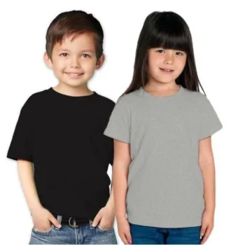 BAJU KAOS ANAK UNISEX POLOS USIA 2-10TH COTOON COMBED 30S