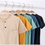 KAOS ANAK KANCING USIA 2-10TH UNISEX