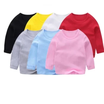 KAOS POLOS PREMIUM LENGAN PANJANG ANAK USIA 2-10 TAHUN