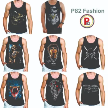 SINGLET DEWASA BERGAMBAR KEREN KATUN COMBED TEBAL